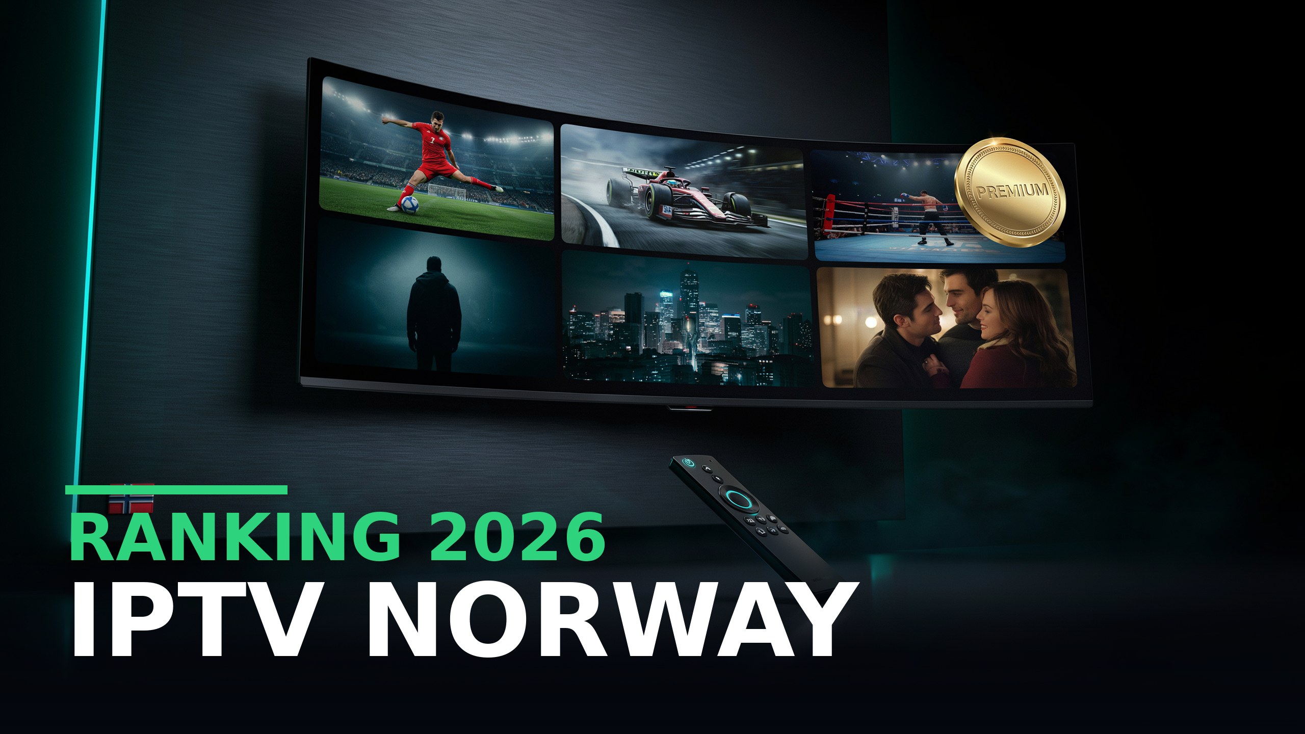 Top 4 IPTV Norge testet 2026 – Pris & streaming